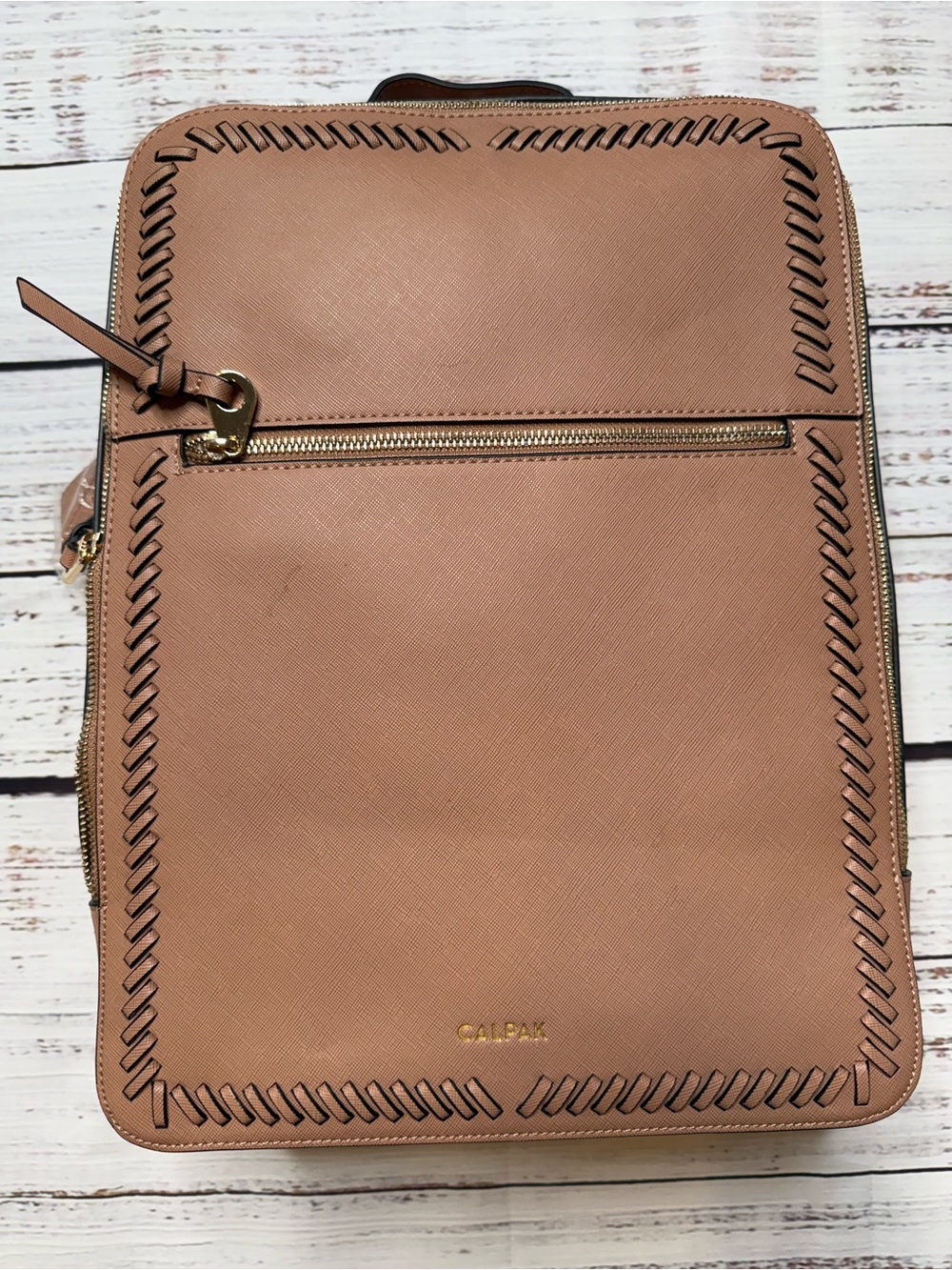 NWOT CALPAK Kaya 15” Laptop Backpack Caramel - Picture 9 of 15